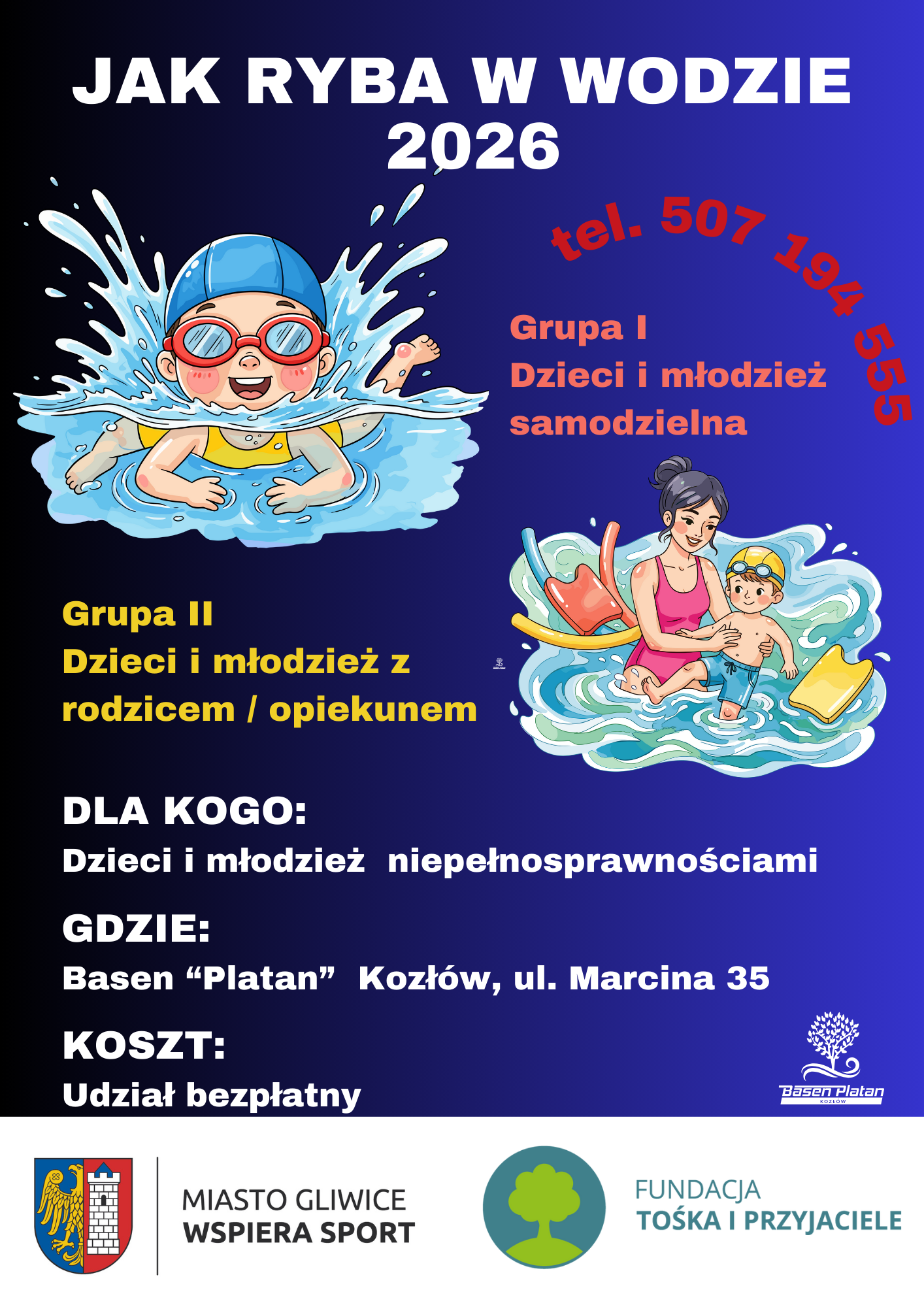 JAK RYBA W WODZIIE 2026 – UM